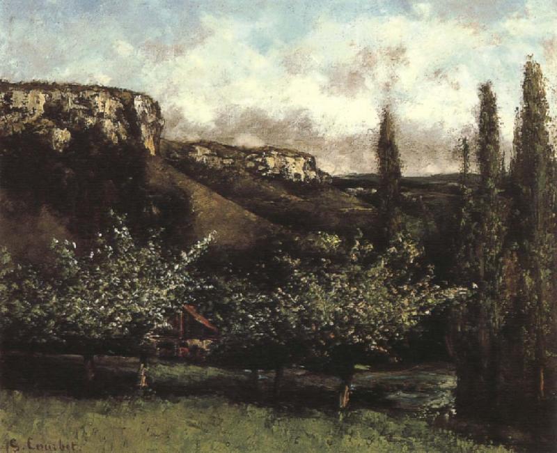 Gustave Courbet Garden oil painting picture